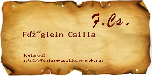 Föglein Csilla névjegykártya